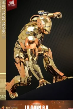 Iron Man Movie Masterpiece Diecast Action Figure 1/6 Iron Man Mark III (Golden & Copper Gold Version) Hot Toys Exclusive 33 cm