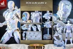 Iron Man 2 Movie Masterpiece Diecast 1/6 Iron Man Mark IV (Sub-Zero Fractal Armor) Hot Toys Exclusive 33 cm