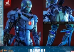 Iron Man Movie Masterpiece Diecast 1/6 Iron Man Mark III (Stealth Mode Ver.) 2.0 Hot Toys Exclusive 33 cm