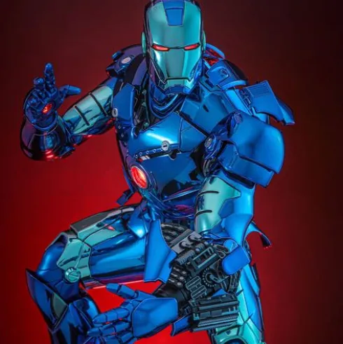 Iron Man Movie Masterpiece Diecast 1/6 Iron Man Mark III (Stealth Mode Ver.) 2.0 Hot Toys Exclusive 33 cm