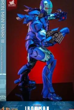 Iron Man Movie Masterpiece Diecast 1/6 Iron Man Mark III (Stealth Mode Ver.) 2.0 Hot Toys Exclusive 33 cm