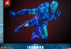Iron Man Movie Masterpiece Diecast 1/6 Iron Man Mark III (Stealth Mode Ver.) 2.0 Hot Toys Exclusive 33 cm