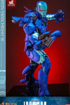 Iron Man Movie Masterpiece Diecast 1/6 Iron Man Mark III (Stealth Mode Ver.) 2.0 Hot Toys Exclusive 33 cm