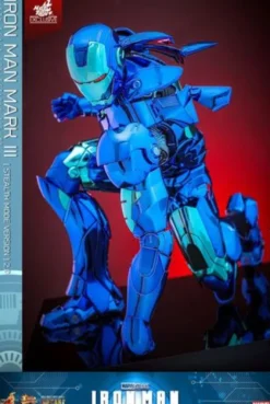 Iron Man Movie Masterpiece Diecast 1/6 Iron Man Mark III (Stealth Mode Ver.) 2.0 Hot Toys Exclusive 33 cm