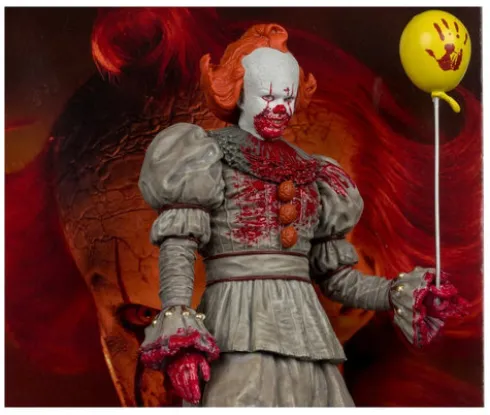 It Welcome to Derry Movie Maniacs Figura Pennywise (Bloody) 16 cm
