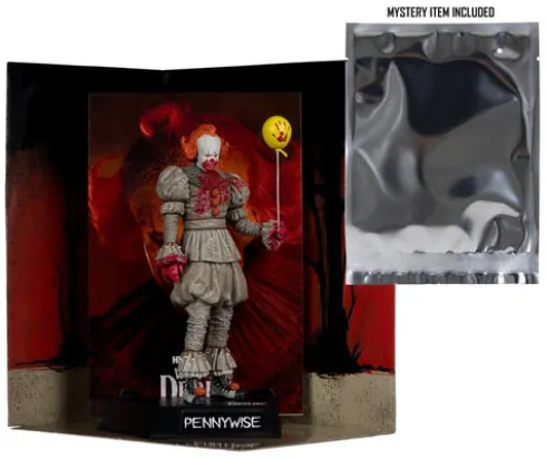 It Welcome to Derry Movie Maniacs Figura Pennywise (Bloody) 16 cm