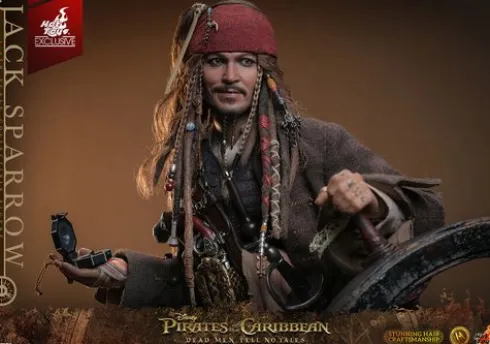 Jack Sparrow Artisan Edition Deluxe Version Figura 1/6 Piratas del Caribe: La Venganza de Salazar 30 cm