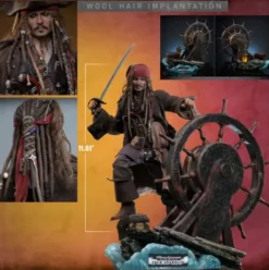 Jack Sparrow Artisan Edition Deluxe Version Figura 1/6 Piratas del Caribe: La Venganza de Salazar 30 cm