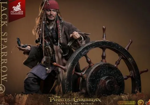 Jack Sparrow Artisan Edition Deluxe Version Figura 1/6 Piratas del Caribe: La Venganza de Salazar 30 cm