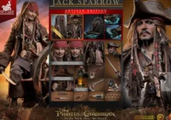 Jack Sparrow Artisan Edition Deluxe Version Figura 1/6 Piratas del Caribe: La Venganza de Salazar 30 cm