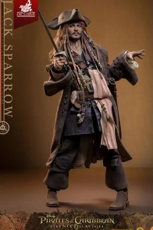 Jack Sparrow Artisan Edition Deluxe Version Figura 1/6 Piratas del Caribe: La Venganza de Salazar 30 cm