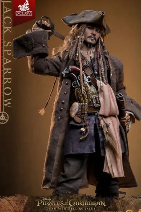 Jack Sparrow Artisan Edition Deluxe Version Figura 1/6 Piratas del Caribe: La Venganza de Salazar 30 cm