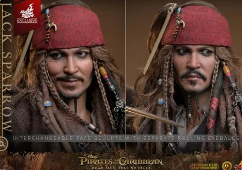Jack Sparrow Artisan Edition Deluxe Version Figura 1/6 Piratas del Caribe: La Venganza de Salazar 30 cm