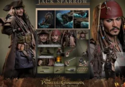 Jack Sparrow Deluxe Version Figura 1/6 Piratas del Caribe: La Venganza de Salazar 30 cm