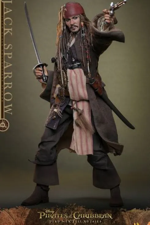 Jack Sparrow Deluxe Version Figura 1/6 Piratas del Caribe: La Venganza de Salazar 30 cm