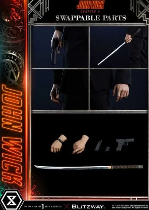 John Wick Chapter 4 Estatua Premium Masterline Series 1/4 John Wick 54 cm