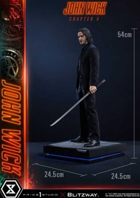 John Wick Chapter 4 Estatua Premium Masterline Series 1/4 John Wick 54 cm