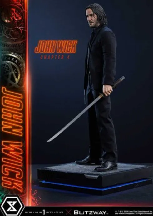 John Wick Chapter 4 Estatua Ultimate Premium Masterline Series 1/4 John Wick Deluxe Version 54 cm