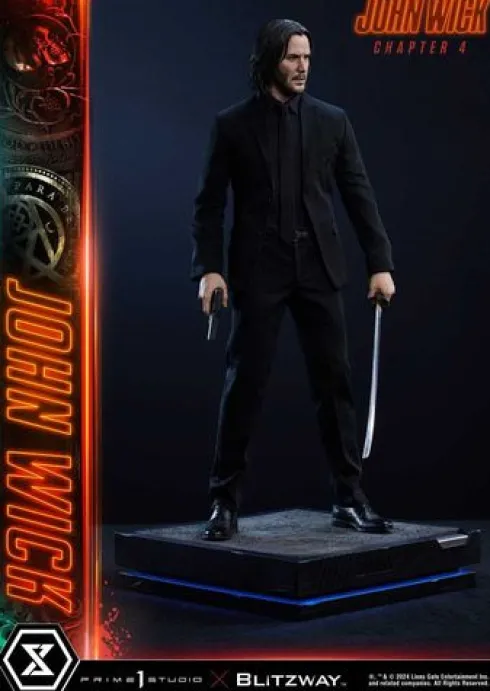 John Wick Chapter 4 Estatua Ultimate Premium Masterline Series 1/4 John Wick Deluxe Version 54 cm