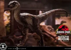Jurassic Park Estatua Prime Collectibles 1/10 Velociraptor Open Mouth 19 cm