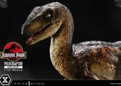 Jurassic Park Estatua Prime Collectibles 1/10 Velociraptor Open Mouth 19 cm