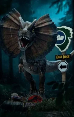 Jurassic Park Minifigura Mini Co. PVC Dilophosaurus 12 cm