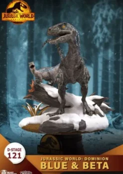 Jurassic World: Dominion D-Stage PVC Diorama Blue & Beta 13 cm reproducción