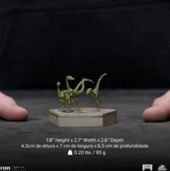 Jurassic World Icons Estatua Compsognathus 5 cm