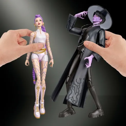 KPop Demon Hunters Pack de 2 Figuras Rumi & Jinu (Final Battle) 15 cm