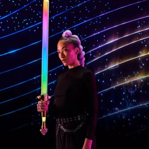 KPOP DEMON HUNTERS Rumi Sain-Geom Premium Electronic Sword