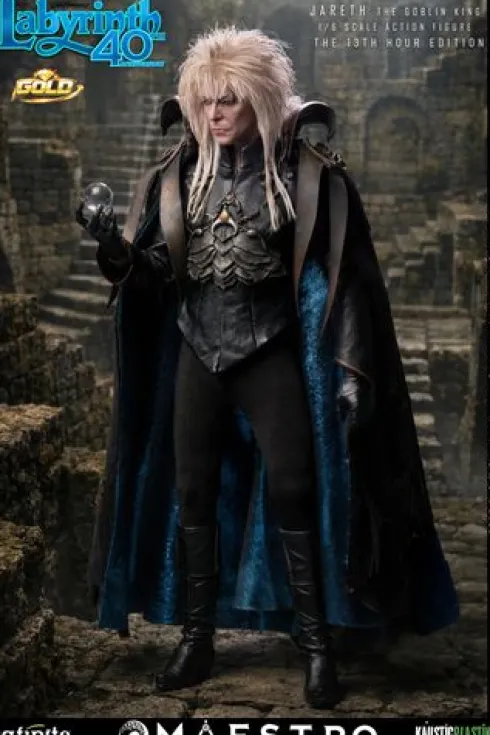 Labyrinth Jareth The Goblin King 1/6 Action Figure The 13th Hour Edition Gold