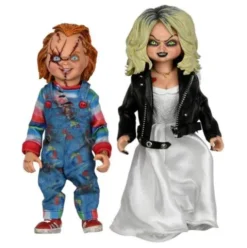 La novia de Chucky Pack de 2 Figuras Clothed Chucky & Tiffany 14 cm
