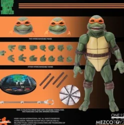 Las Tortugas Ninja box set Figuras 1/12 Teenage Mutant Ninja Turtles (1990 Movie) 15 cm