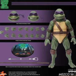 Las Tortugas Ninja box set Figuras 1/12 Teenage Mutant Ninja Turtles (1990 Movie) 15 cm