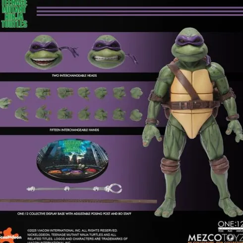 Las Tortugas Ninja box set Figuras 1/12 Teenage Mutant Ninja Turtles (1990 Movie) 15 cm