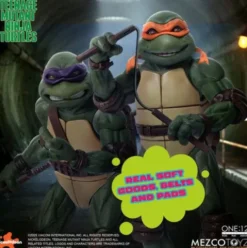 Las Tortugas Ninja box set Figuras 1/12 Teenage Mutant Ninja Turtles (1990 Movie) 15 cm
