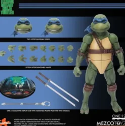 Las Tortugas Ninja box set Figuras 1/12 Teenage Mutant Ninja Turtles (1990 Movie) 15 cm