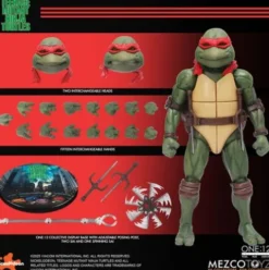 Las Tortugas Ninja box set Figuras 1/12 Teenage Mutant Ninja Turtles (1990 Movie) 15 cm