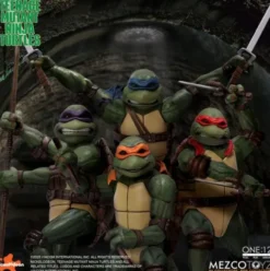 Las Tortugas Ninja box set Figuras 1/12 Teenage Mutant Ninja Turtles (1990 Movie) 15 cm