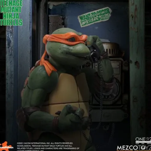 Las Tortugas Ninja box set Figuras 1/12 Teenage Mutant Ninja Turtles (1990 Movie) 15 cm
