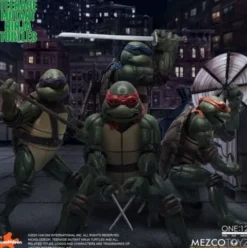 Las Tortugas Ninja box set Figuras 1/12 Teenage Mutant Ninja Turtles (1990 Movie) 15 cm