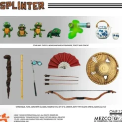 Las Tortugas Ninja One:12 Collective Figura 1/12 Splinter 17 cm
