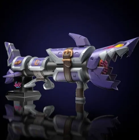 League of Legends NERF LMTD Jinx Fishbones Blaster 93 cm