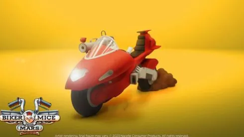 Los motorratones de Marte Vehículo Vinnie’s Radical Rocket Sled 25 cm