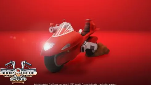 Los motorratones de Marte Vehículo Vinnie’s Radical Rocket Sled 25 cm