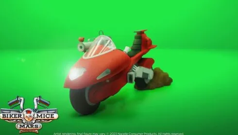 Los motorratones de Marte Vehículo Vinnie’s Radical Rocket Sled 25 cm