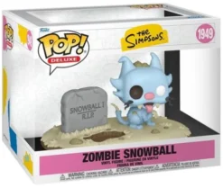 Los Simpson Figura POP! Deluxe Vinyl Zombie Snowball 9 cm