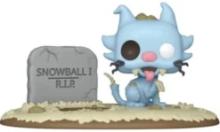 Los Simpson Figura POP! Deluxe Vinyl Zombie Snowball 9 cm