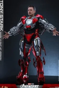 Los Vengadores Figura Movie Masterpiece 1/6 Tony Stark (Mark VII Suit-Up Version) 31 cm