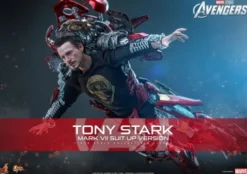 Los Vengadores Figura Movie Masterpiece 1/6 Tony Stark (Mark VII Suit-Up Version) 31 cm
